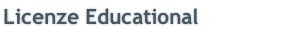 Licenze Educational
